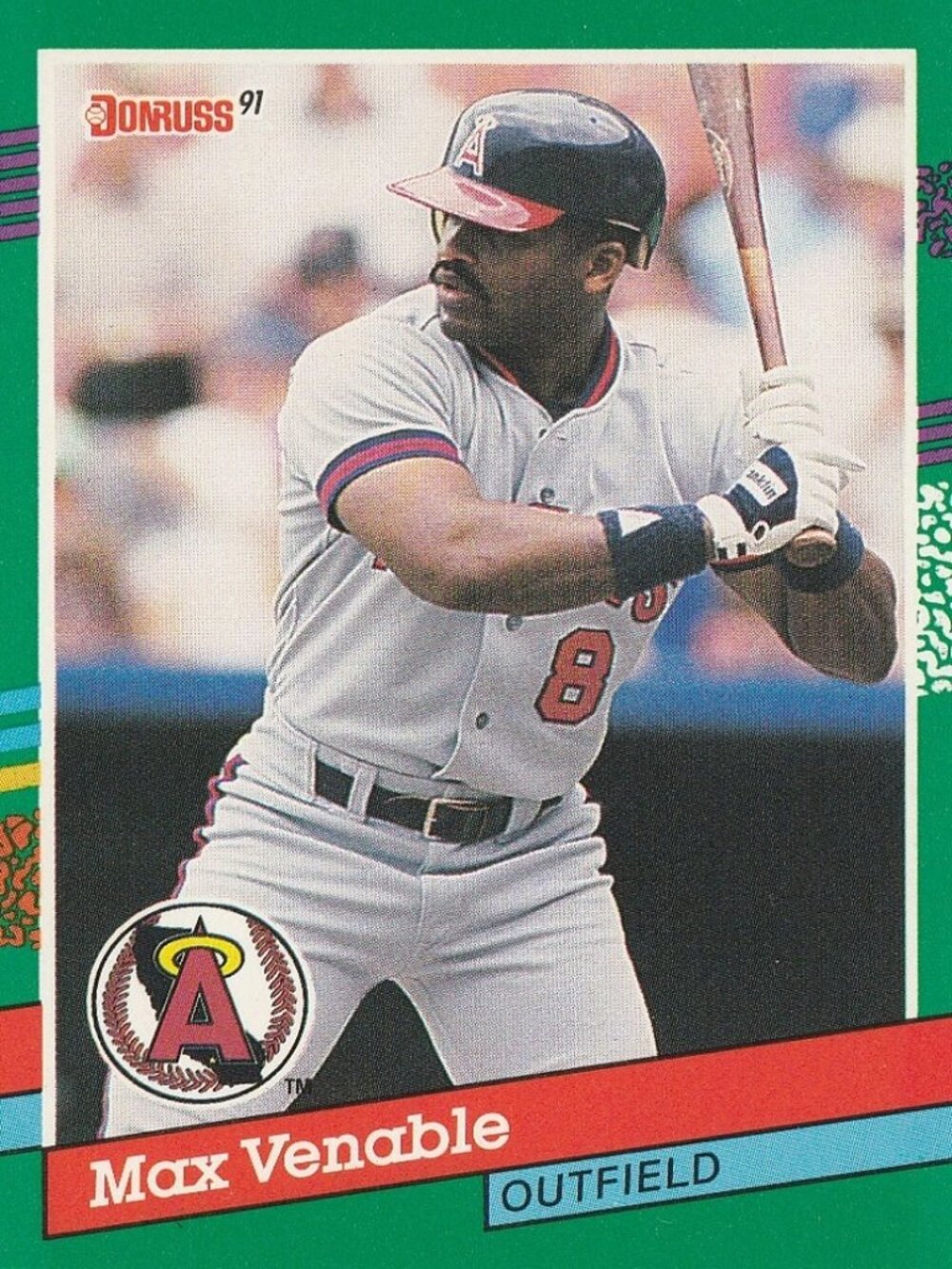 Max Venable - Donruss 91 Baseball Card